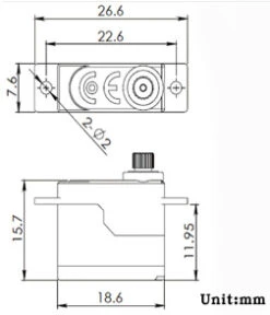 Blue Bird BMS-101DMG Servo - 1.0Kg.cm 0.07s 4.5g 8mm 11 Blue Bird BMS-101DMG Servo - 1.0Kg.cm 0.07s 4.5g 8mm -RC Models Store blue bird bms 101dmg servo 1 0kg cm 0 07s 4 5g 8mm 50