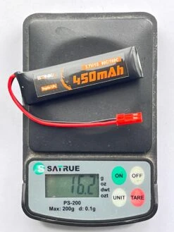 Bonka LiPo 1S 450mAh 3.7V 80C JST -RC Models Store bonka lipo 1s 450mah 3 7v 80c jst 20