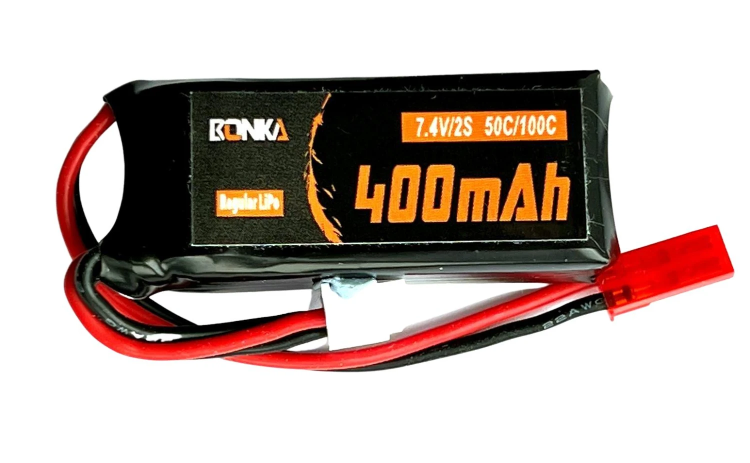 Bonka LiPo 2S 400mAh 7.4V 50C JST 3 Bonka LiPo 2S 400mAh 7.4V 50C JST