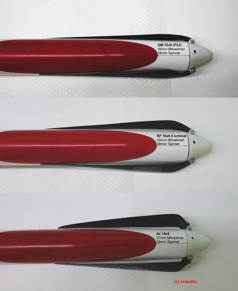 GM 14x8F Folding Prop Blades Flat 6 GM 14x8F Folding Prop Blades Flat - Image 4