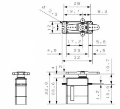 KST DS315MG Servo Servo - 4.8Kg.cm 0.07s 20.5g 12mm 17 KST DS315MG Servo Servo - 4.8Kg.cm 0.07s 20.5g 12mm -RC Models Store kst ds315mg servo servo 4 8kg cm 0 07s 20 5g 12mm 80