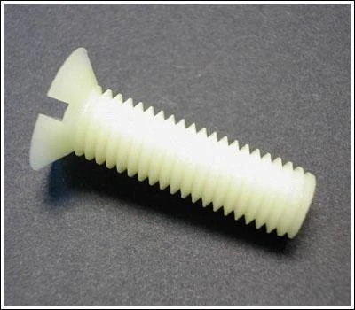 M3x10 Mm Countersunk Slot End Nylon Screws (5) 3 M3x10 Mm Countersunk Slot End Nylon Screws (5)