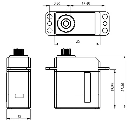 MKS DS6125E Servo - 3.3Kg.cm 0.05s 21.0g 12mm 3 MKS DS6125E Servo - 3.3Kg.cm 0.05s 21.0g 12mm - Image 2