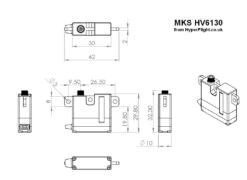 MKS HV6130 Servo - 8.1Kg.cm 0.10s 22.5g 10mm 9 MKS HV6130 Servo - 8.1Kg.cm 0.10s 22.5g 10mm -RC Models Store mks hv6130 servo 8 1kg cm 0 10s 22 5g 10mm 80