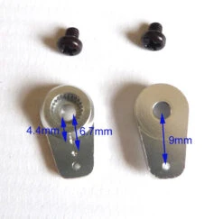 MKS Short Metal Servo Output Arms (2) -RC Models Store mks short metal servo output arms 2 30