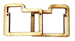 Ply Frame For MKS HS75 (pair) New -RC Models Store ply frame for mks hs75 pair new 40
